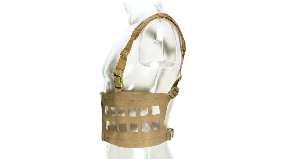Blue Force Gear Splitminus 12 Column Split Front Chest Rig, Coyote Brown MM-CHESTRIG-2-CB