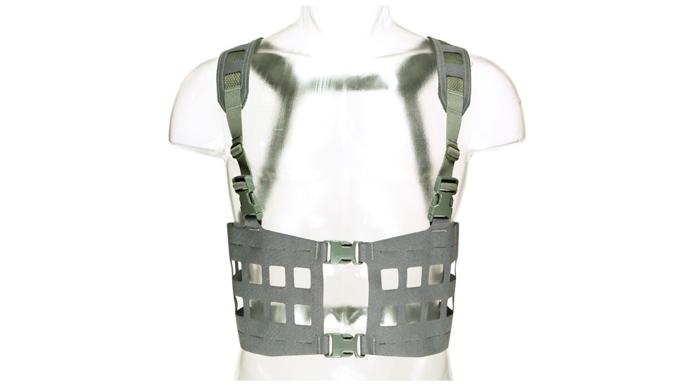 Blue Force Gear Splitminus 12 Column Split Front Chest Rig, Wolf Gray MM-CHESTRIG-2-WF