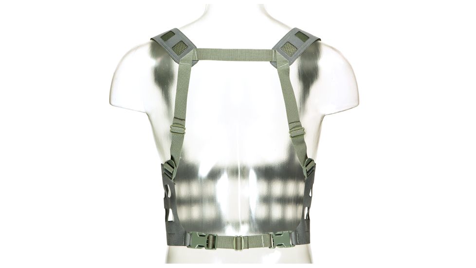 Blue Force Gear Splitminus 12 Column Split Front Chest Rig, Wolf Gray MM-CHESTRIG-2-WF