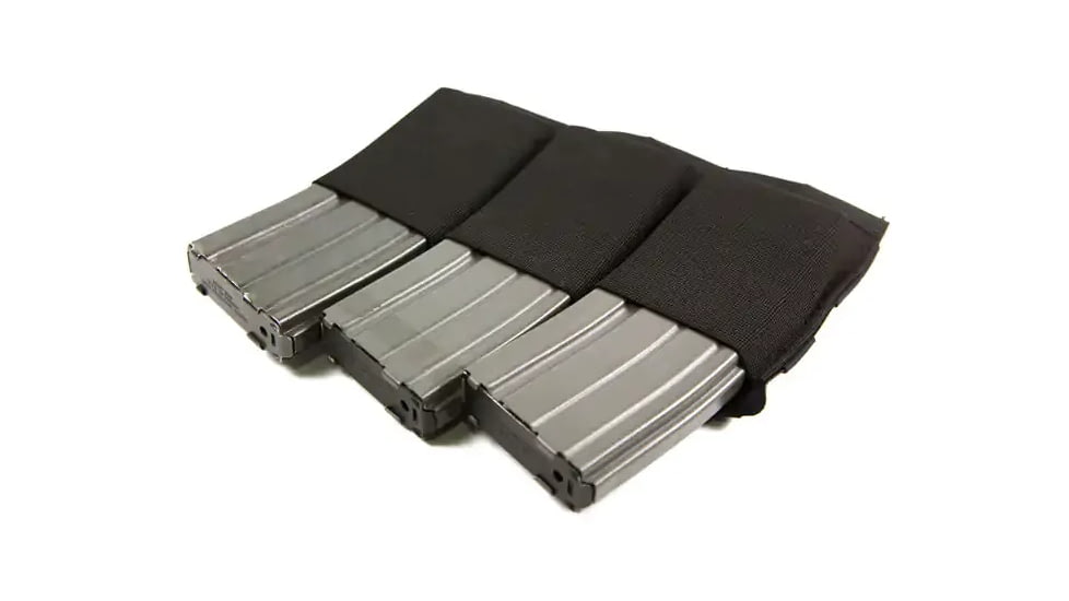 Blue Force Gear Ten-Speed Cummerbund Flap, Triple M4, Black, FLAP-TSP-M4-3-SB-BK