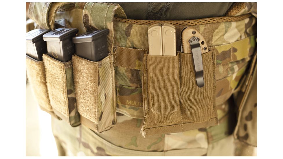 Blue Force Gear Ten-Speed Double Pistol Pouch, Coyote Brown HW-TSP-PISTOL-2-CB
