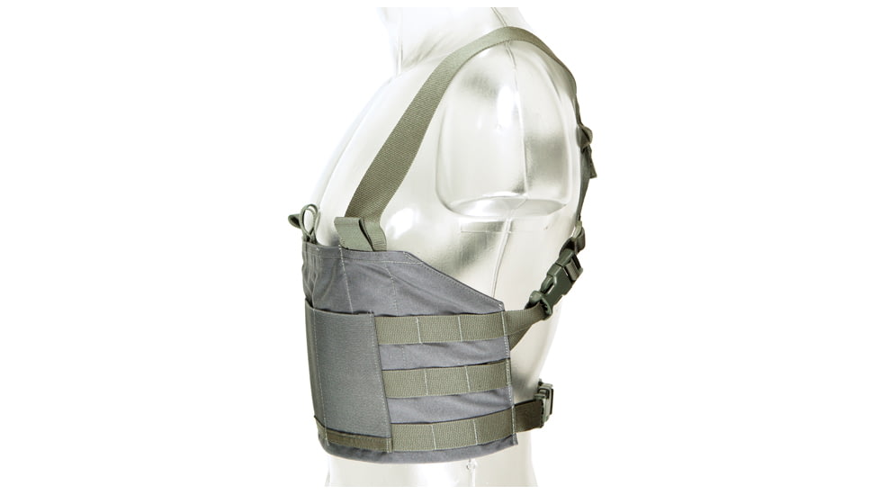 Blue Force Gear Ten-Speed Sr25 Chest Rig, Wolf Gray TSP-CHESTRIG-SR25-WF