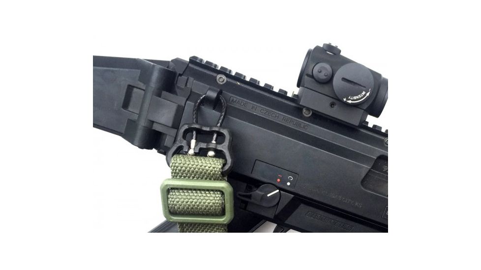 Blue Force Gear Universal Wire Loop, With U Loop, For 1in Slings And Smaller, Black, for 1in slings and smaller UWL-UL1-100-BK