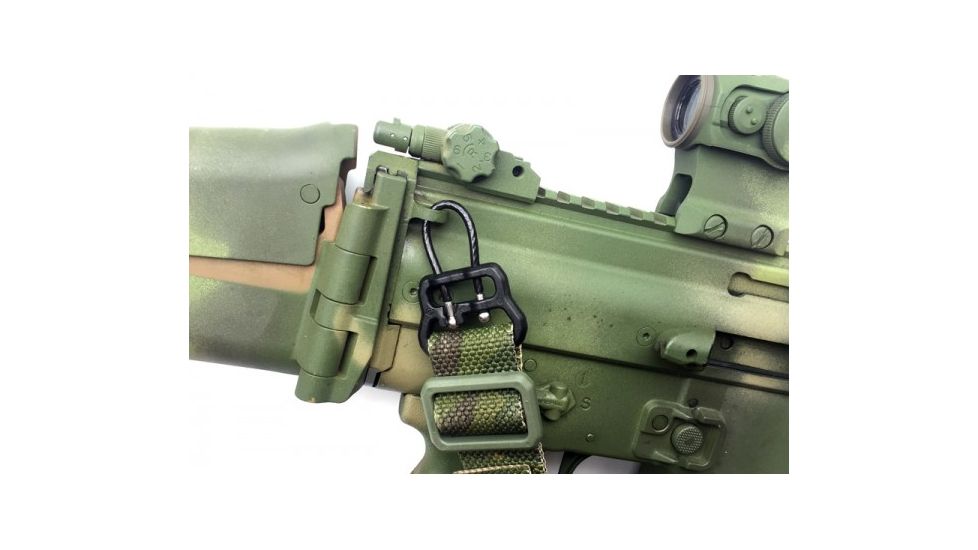 Blue Force Gear Universal Wire Loop, With U Loop, For 1in Slings And Smaller, Black, for 1in slings and smaller UWL-UL1-100-BK