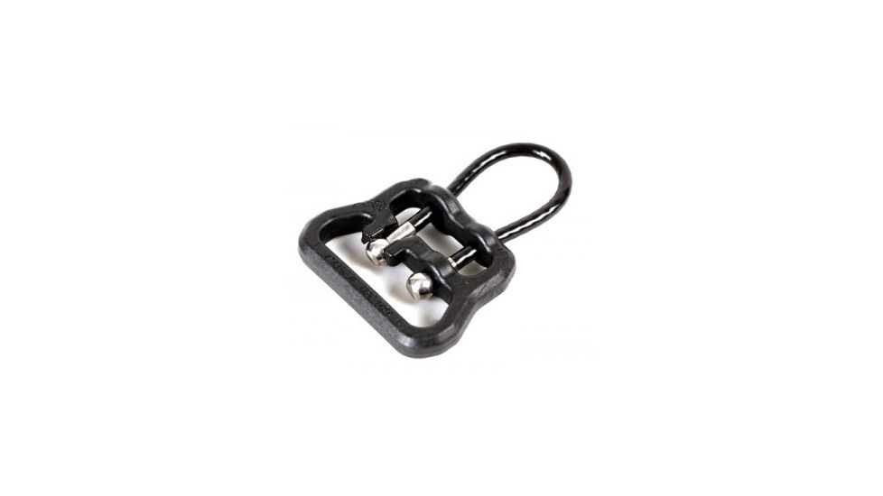 Blue Force Gear Universal Wire Loop, With U Loop, For 1.25in Slings And Larger, Black, for 1.25in slings and smaller UWL-UL1-125-BK