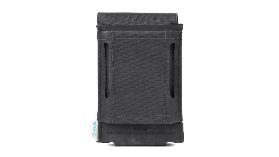 Blue Force Gear Version 2 Belt Mounted Micro Trauma Kit - Empty, Black, Small, BT-TKN-NANO-02-EMPTY-BK