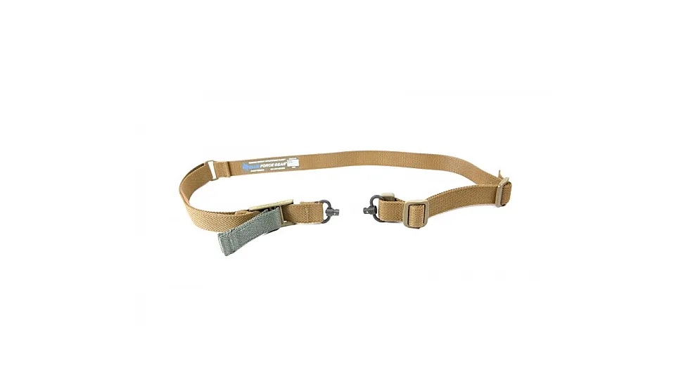 Blue Force Gear Vickers 221 2-to-1 Unpadded Sling, Standard Push Button Version w/Nylon Adjuster and Hardware