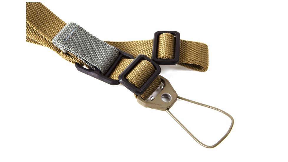 LENGTH=123-#####-Blue Force Gear Vickers Ak Sling, Standard, Nylon Adjustor., Uwl-Pb Molded Attached To Front End, Coyote Brown K-SP-0046-CB