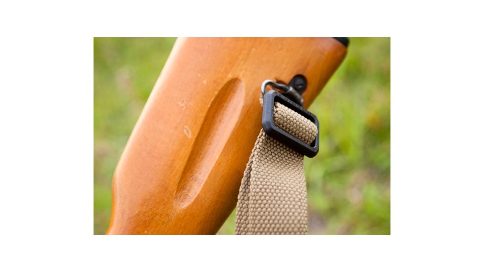 LENGTH=123-#####-Blue Force Gear Vickers Ak Sling, Standard, Nylon Adjustor., Uwl-Pb Molded Attached To Front End, Coyote Brown K-SP-0046-CB