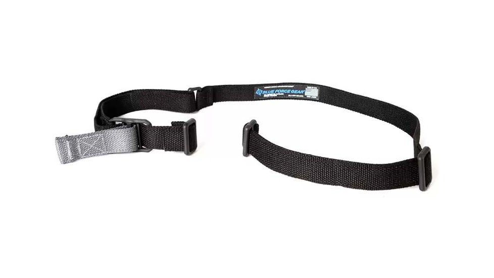 Blue Force Gear Vickers Combat Applications Sling w/CNC Machined Adjuster, Black, VCAS-125-OM-BK