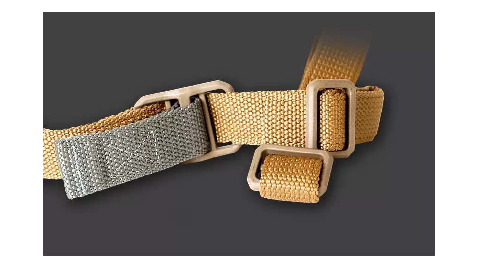 Blue Force Gear Vickers Combat Applications Sling w/CNC Machined Adjuster, Coyote Brown, VCAS-125-OM-CB