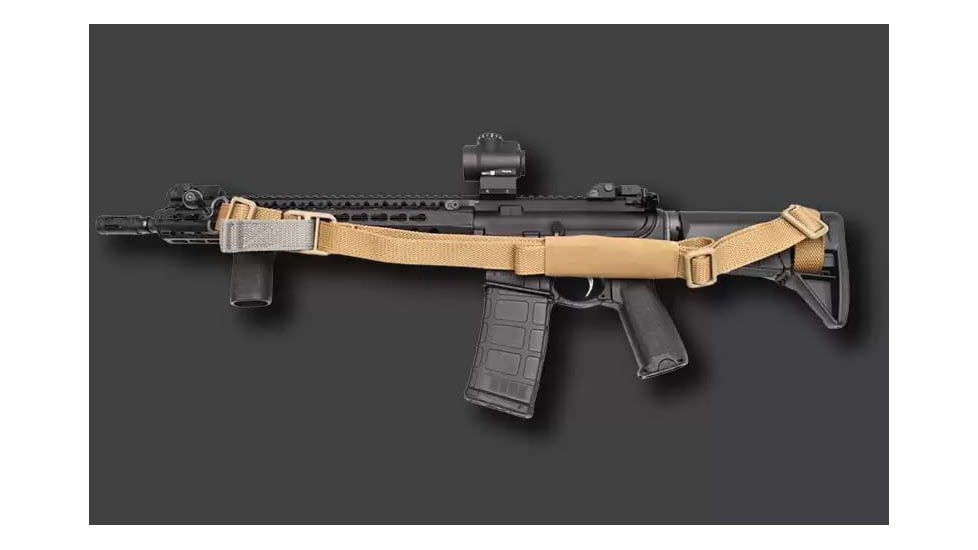 Blue Force Gear Vickers Combat Applications Sling w/CNC Machined Adjuster, Coyote Brown, VCAS-125-OM-CB