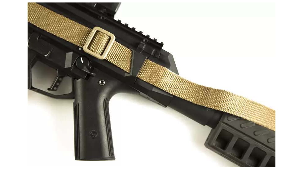 Blue Force Gear Vickers One Sling for pistol caliber carbines and other smaller weapons, 1in wide, Coyote Brown, VCAS-100-OA-CB-RTL