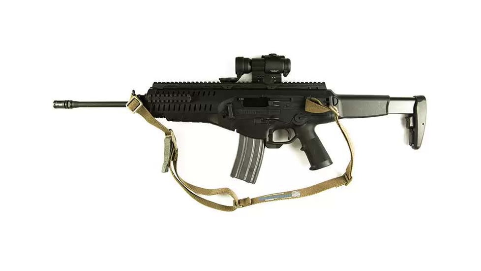 Blue Force Gear Vickers One Sling for pistol caliber carbines and other smaller weapons, 1in wide, Coyote Brown, VCAS-100-OA-CB-RTL