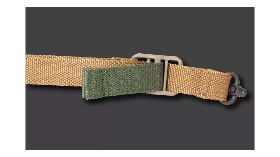 Blue Force Gear Vickers Push Button Sling w/Nylon Adjuster and Hardware, Coyote Brown, VCAS-PB-125-AA-CB