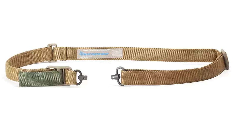 Blue Force Gear Vickers Push Button Sling w/Nylon Adjuster and Hardware, Coyote Brown, VCAS-PB-125-AA-CB