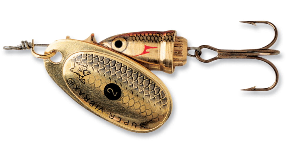 Blue Fox Classic Vibrax Spinner, 3/16 oz, Gold Shiner Wildeye, 60-20-801