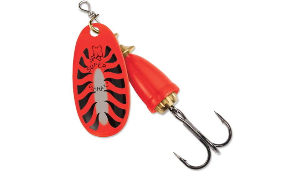 Blue Fox Classic Vibrax Spinner, 3/16 oz, Red Tiger Painted, 60-20-510IC