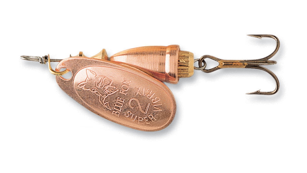 Blue Fox Classic Vibrax Spinner, 5/8 oz, Plated Copper/Copper, 60-60-300IC