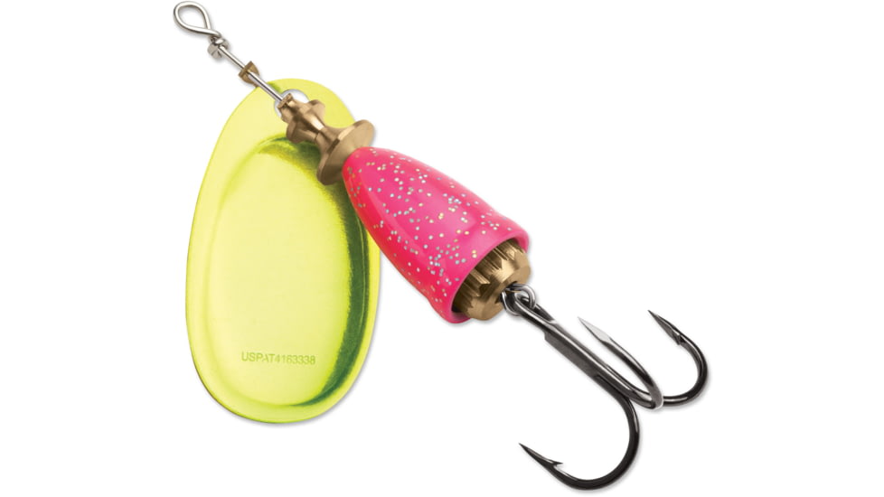 Blue Fox Classic Vibrax Spinner, 5/8oz, Pink Chartreuse Candyback, 60-60-272IC