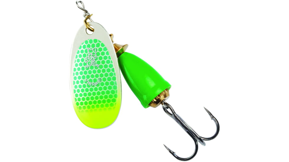 Blue Fox Classic Vibrax Spinner, 7/16 oz, Green Scale/Chartreuse Tip UV, 60-50-315ICIC