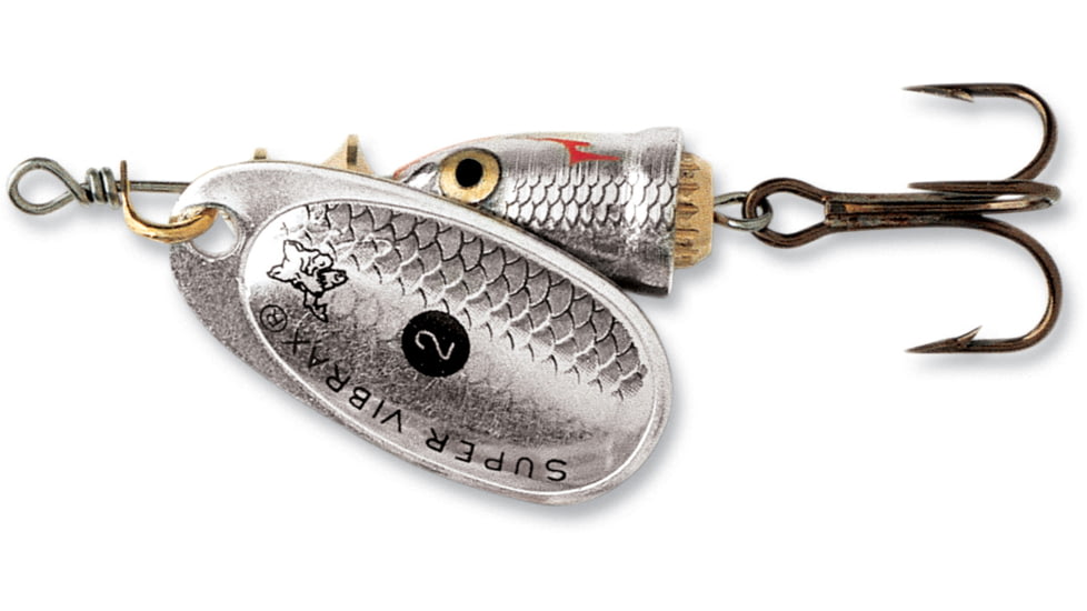 Blue Fox Classic Vibrax Spinner, 7/64 oz, Silver Shiner Wildeye, 60-00-800IC