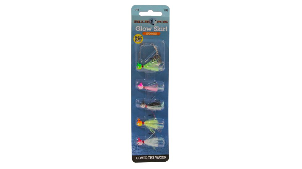 Blue Fox Glow Spin Kit 1/16 oz BFGS116K5