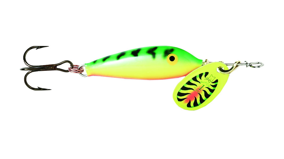 Blue Fox Vibrax Minnow Spinner, 1/8 oz, Firetiger/Firetiger, 68-20-601IC