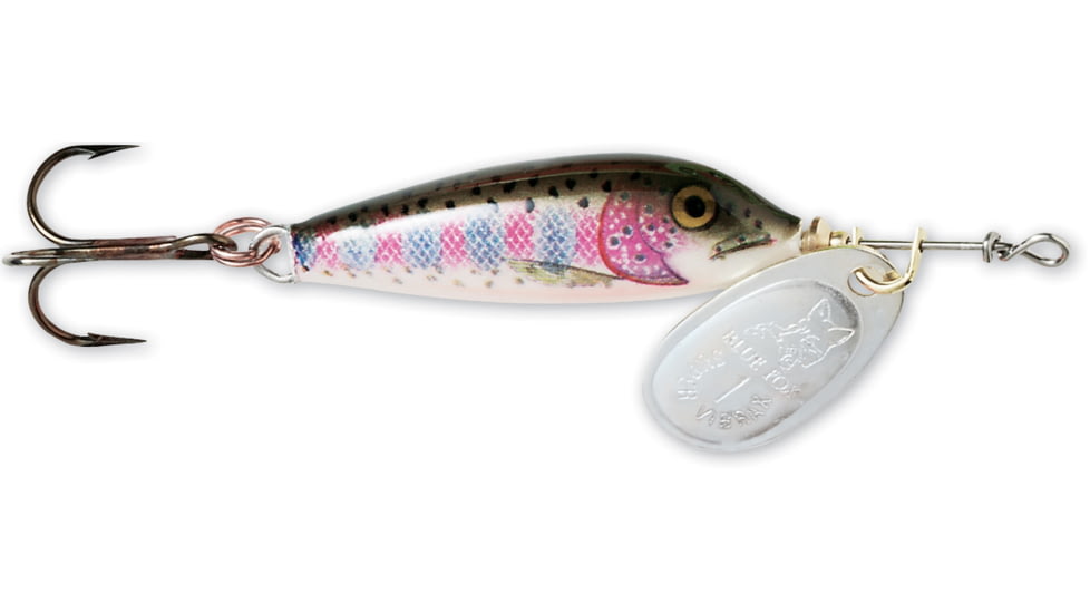Blue Fox Vibrax Minnow Spinner, 3/16 oz, Rainbow Trout/Silver, 68-30-606IC