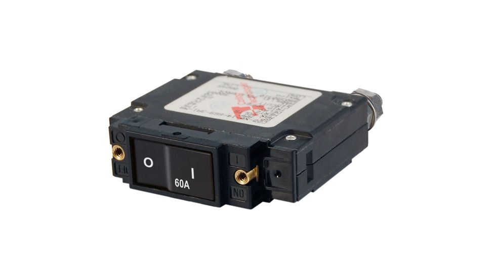 Blue Sea Systems 7547 C-Series Flat Rocker Circuit Breaker - Single Pole - 60A 65287