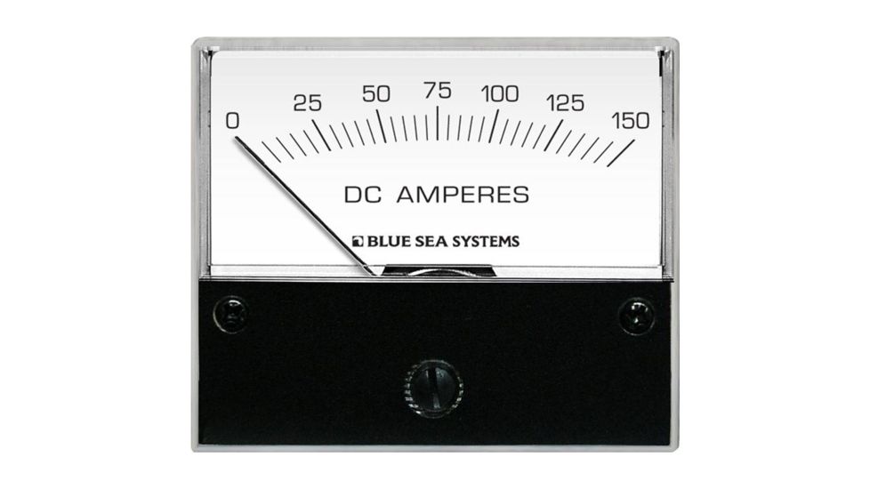 Blue Sea Systems 8018 DC Analog Ammeter - 2-3/4" Face, 0-150 Amperes DC 20686