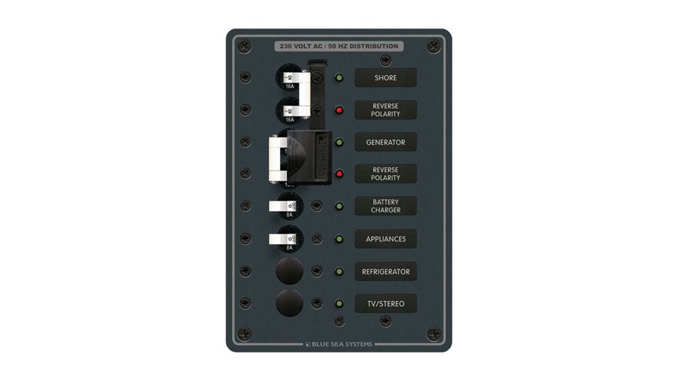 Blue Sea Systems 8567 AC Toggle Source Selector 230V - 2 Sources + 4 Positions 20889