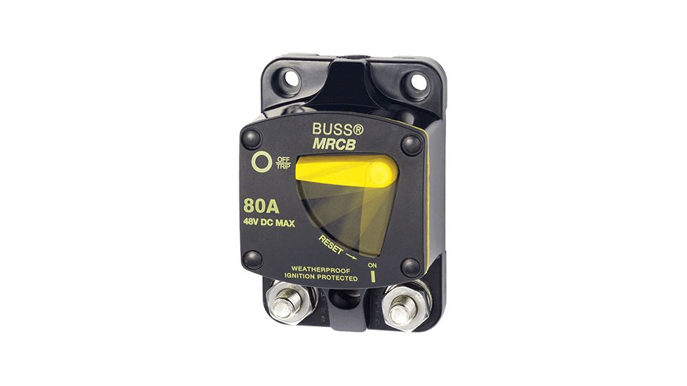 Blue Sea Systems Breaker, 187, Surface Mnt DC 80A BS-7142