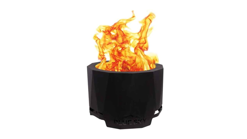 Blue Sky Blue Sky Outdoor Living 24 Steel Peak Patio Smokeless Fire Pit, Firewood and/or Wood Pellet Burning, PFP2216