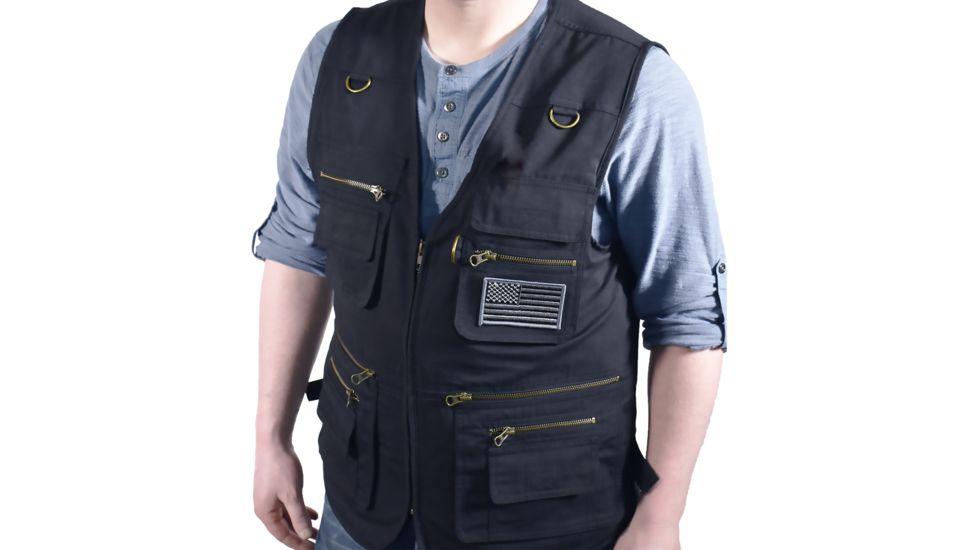 Blue Stone Safety Concealment Vest, Black, XL 40-43 C566-004