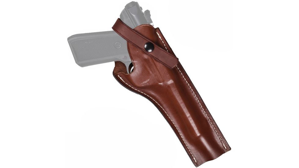 Blue Stone Safety Blue Stone Leather Holster, Mahagony, Ruger MK 1,2,3 &amp; 4- 6in Barrel, MK22-MH-LEA-RH-NM