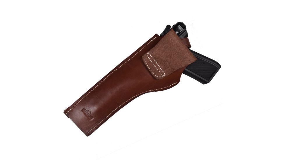 Blue Stone Safety Blue Stone Leather Holster, Mahagony, Ruger MK 1,2,3 &amp; 4- 6in Barrel, MK22-MH-LEA-RH-NM