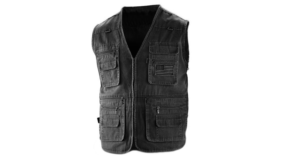 Blue Stone Safety Concealment Vest With Removable Ballistic Panel Medium, Black, Medium C565-BP-BK-002