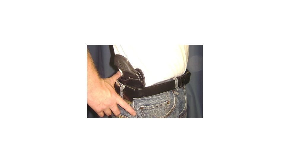 Blue Stone Safety, Leather Belt Clip Holster, Black, RH, BC26-1911-R