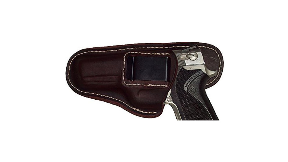 Blue Stone Safety Leather Belt Clip Holster, Mahagony BC26-MH-SPR-LH