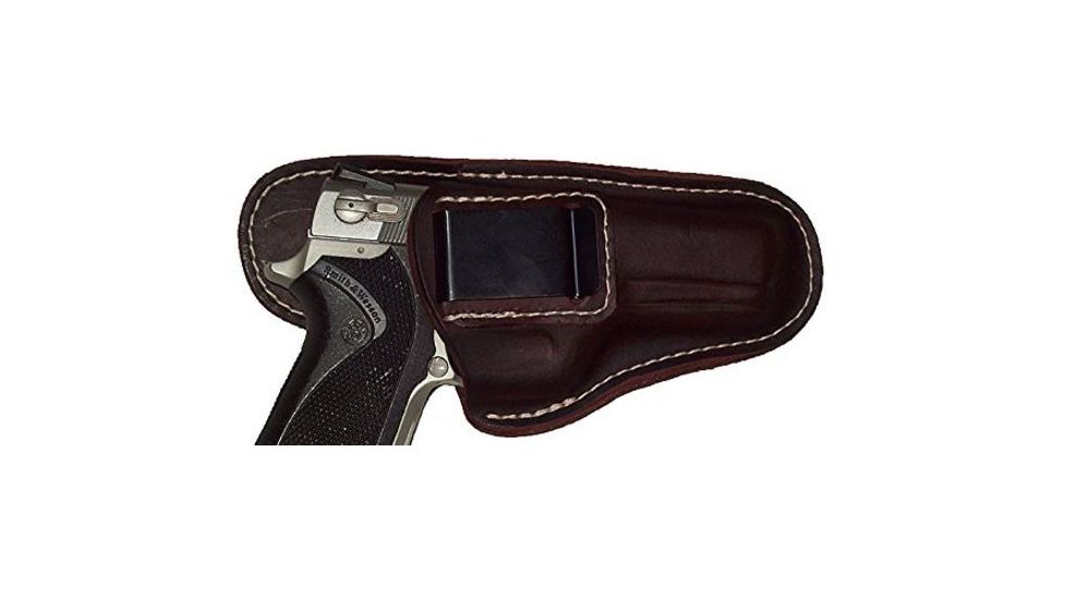 Blue Stone Safety Leather Belt Clip Holster, Mahagony BC26-MH-SPR-RH