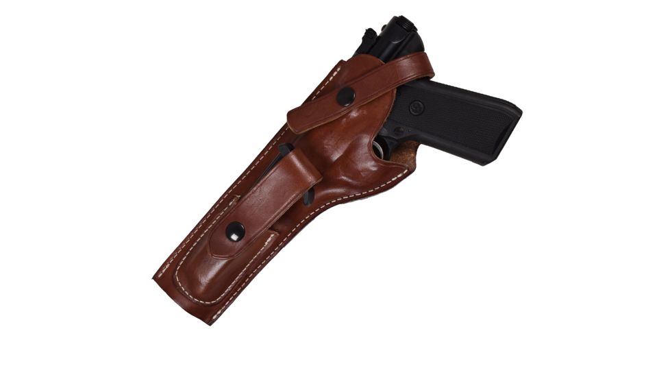 Blue Stone Safety Leather MK-22 Holster With Mag, Mahagony MK22-MH-LEA-LH-MAG