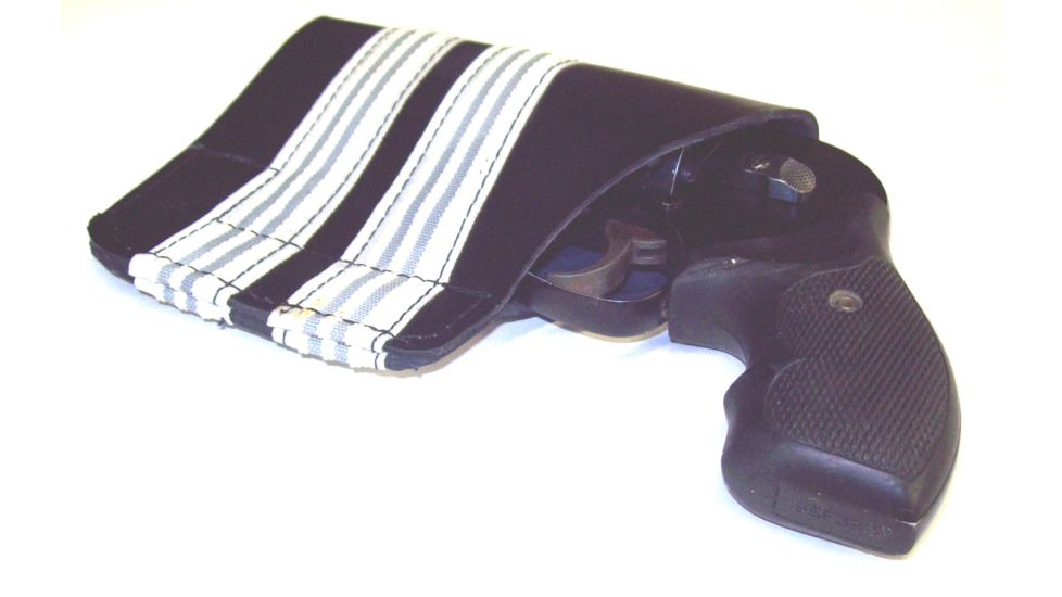 Blue Stone Safety, Leather Pocket Holster, Black w/White, P301-000-0