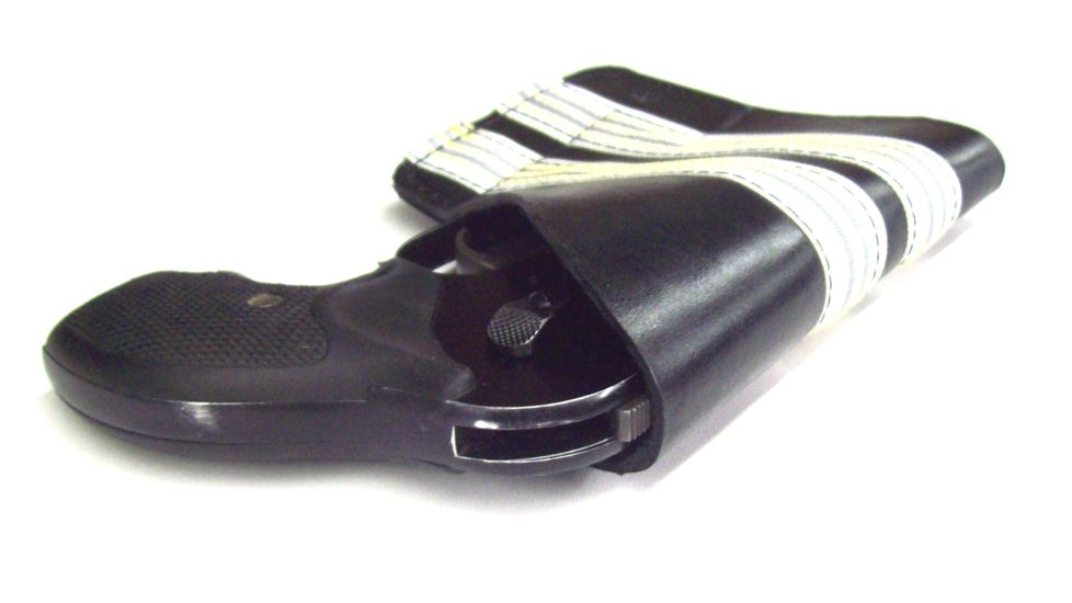 Blue Stone Safety, Leather Pocket Holster, Black w/White, P301-000-0