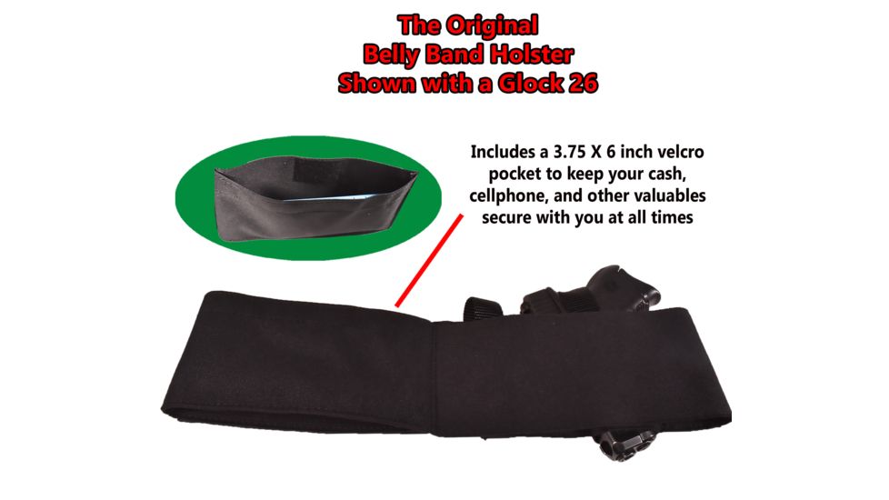 Blue Stone Safety Original Belly Band, Black, 2Xl B121-005-RH