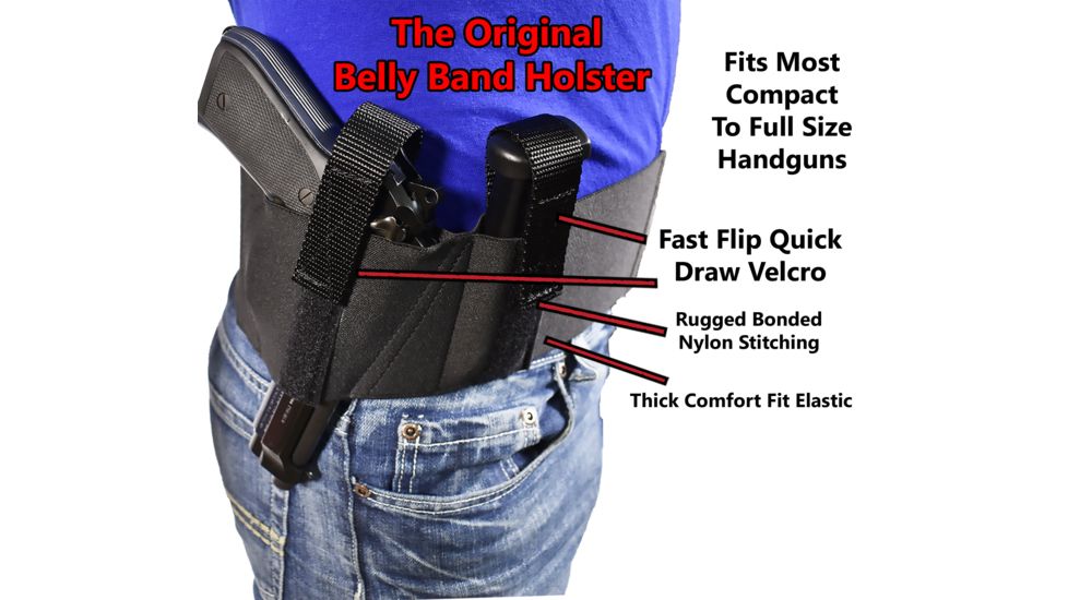 Blue Stone Safety Original Belly Band, Black, 2Xl B121-005-LH