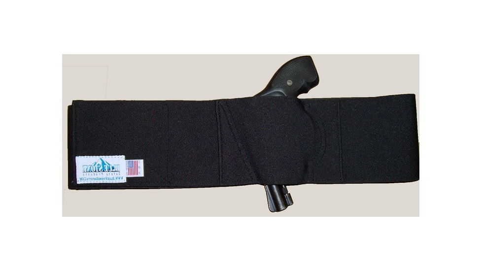 Blue Stone Safety, Pro Belly Band Holster, Black, Medium, LH, B250-002-L
