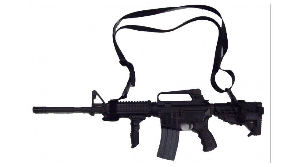 Blue Stone Safety Tactical AR15/ M16 Rifle Sling, Black M16SL-01