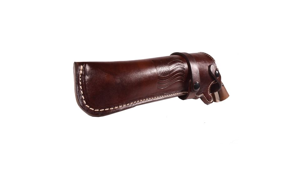 Blue Stone Safety Wild Bill Holster 6in Barrel /Left Hand, Mahogany, Revolvers