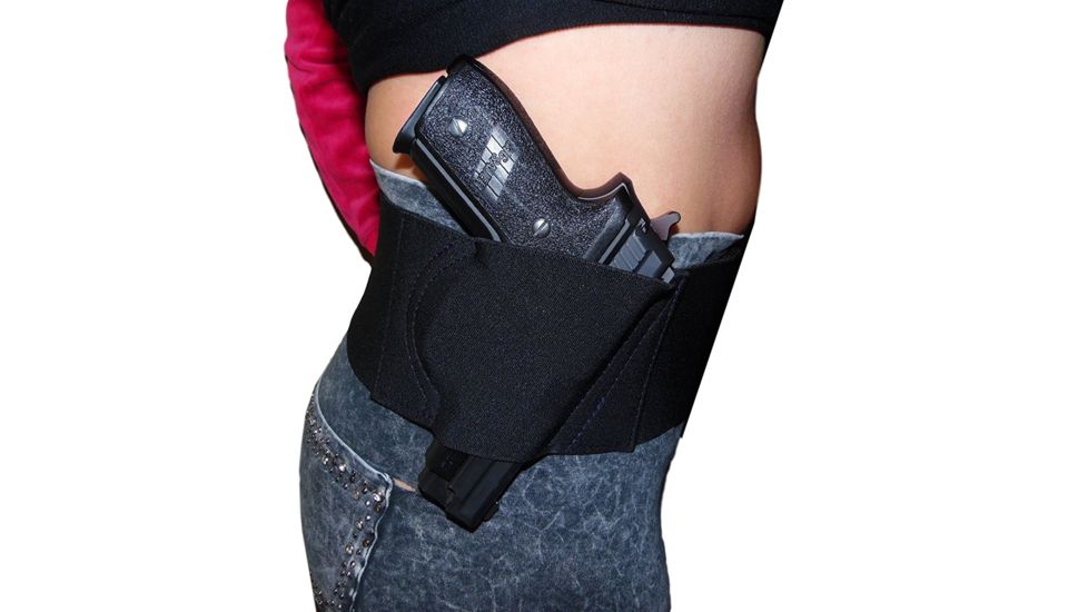 Blue Stone Safety Women's Undercover Belly Band Holster, Black, Small 25in-30in, Left Hand W14-001-LH